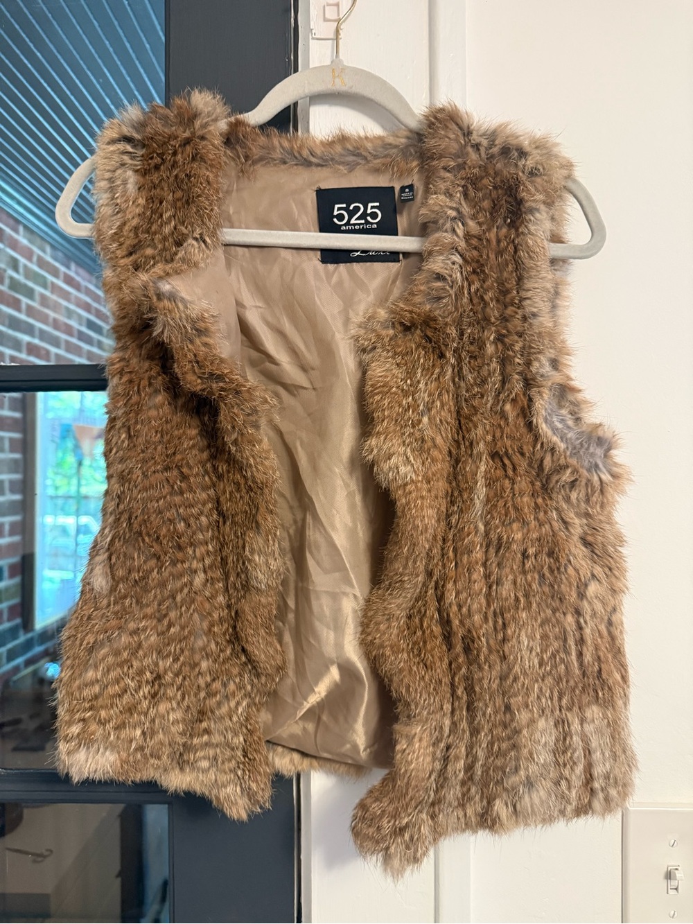 Luxe Brown rabbit Fur Vest